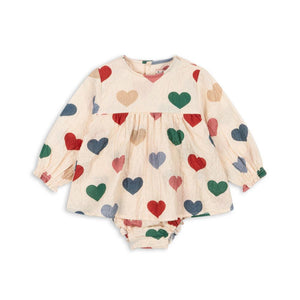 elin romper gots - bon coeur colore frappe