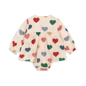 elin romper gots - bon coeur colore frappe