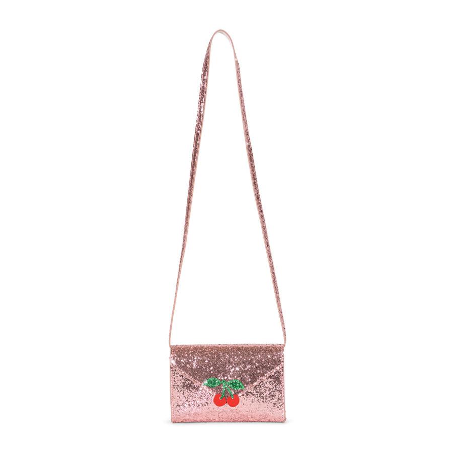 love letter bag - pink glitter