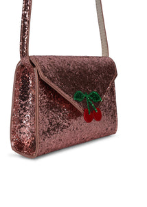 love letter bag - pink glitter