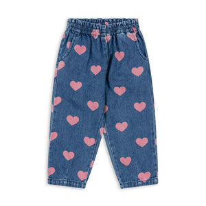 magot frill pants gots - bon coeur pink