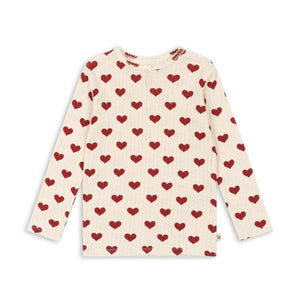 minnie blouse gots - amour rouge