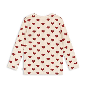 minnie blouse gots - amour rouge