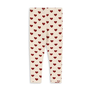 minnie pants gots - amour rouge