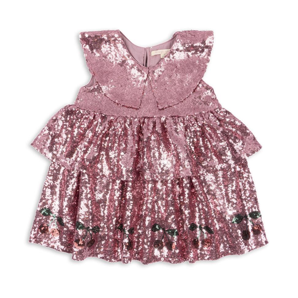 starla sequin dress - blush