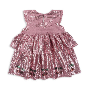 starla sequin dress - blush