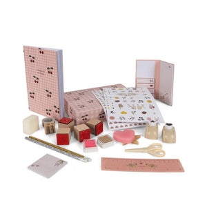 stationery set - cherry mix girl