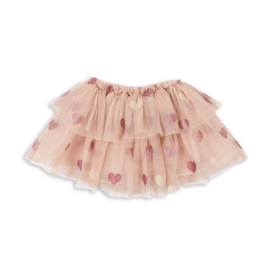 tullie skirt - heart rose glitter