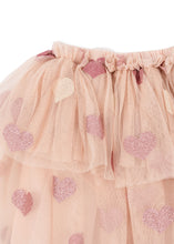 Load image into Gallery viewer, tullie skirt - heart rose glitter