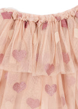 Load image into Gallery viewer, tullie skirt - heart rose glitter