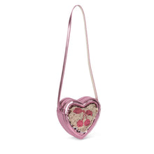 Load image into Gallery viewer, tut heart sequin bag - rose