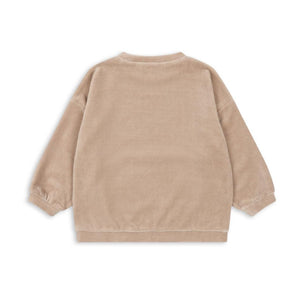 wally sweat shirt gots - oxford tan