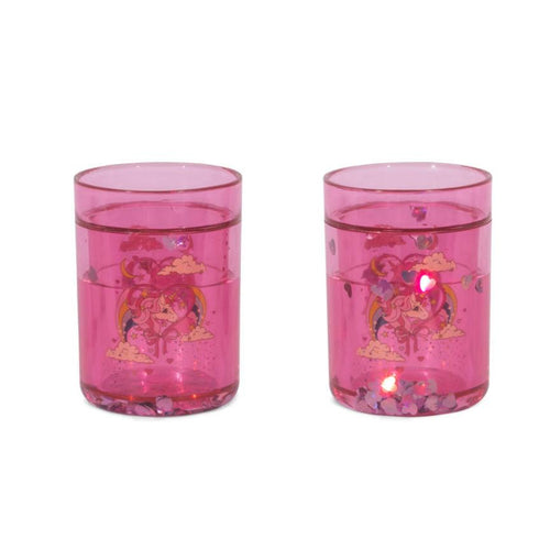 2 pack glitter cups - horn stars