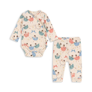 basic newborn set gots -bow ballerina