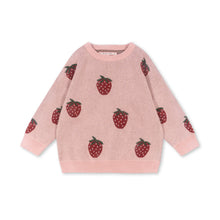 將圖片載入圖庫檢視器 lapis lurex knit blouse- strawberry