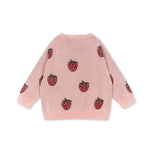 將圖片載入圖庫檢視器 lapis lurex knit blouse- strawberry