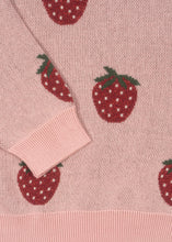 將圖片載入圖庫檢視器 lapis lurex knit blouse- strawberry