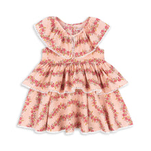 將圖片載入圖庫檢視器 bella frill dress gots - floria pink