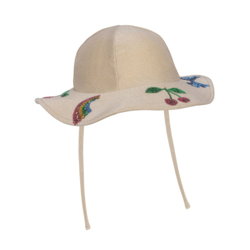 beatrice swim hat - off white