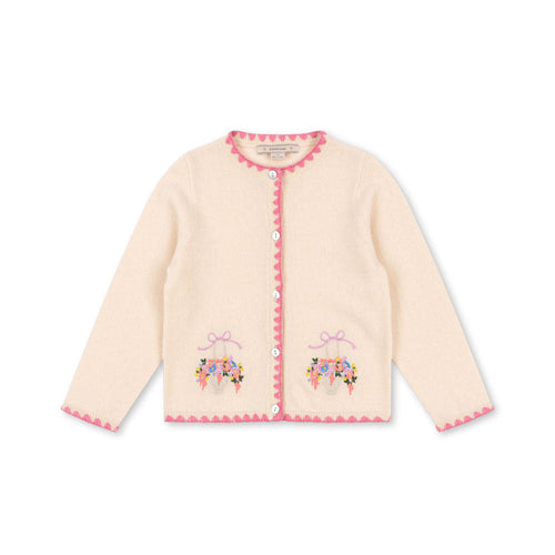 collette knit cardigan - off white