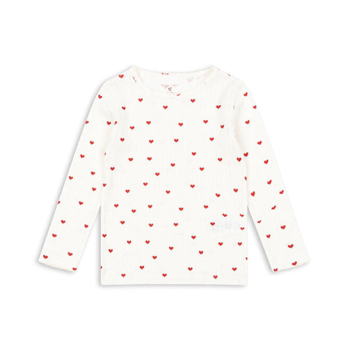 minnie blouse gots - amour rouge