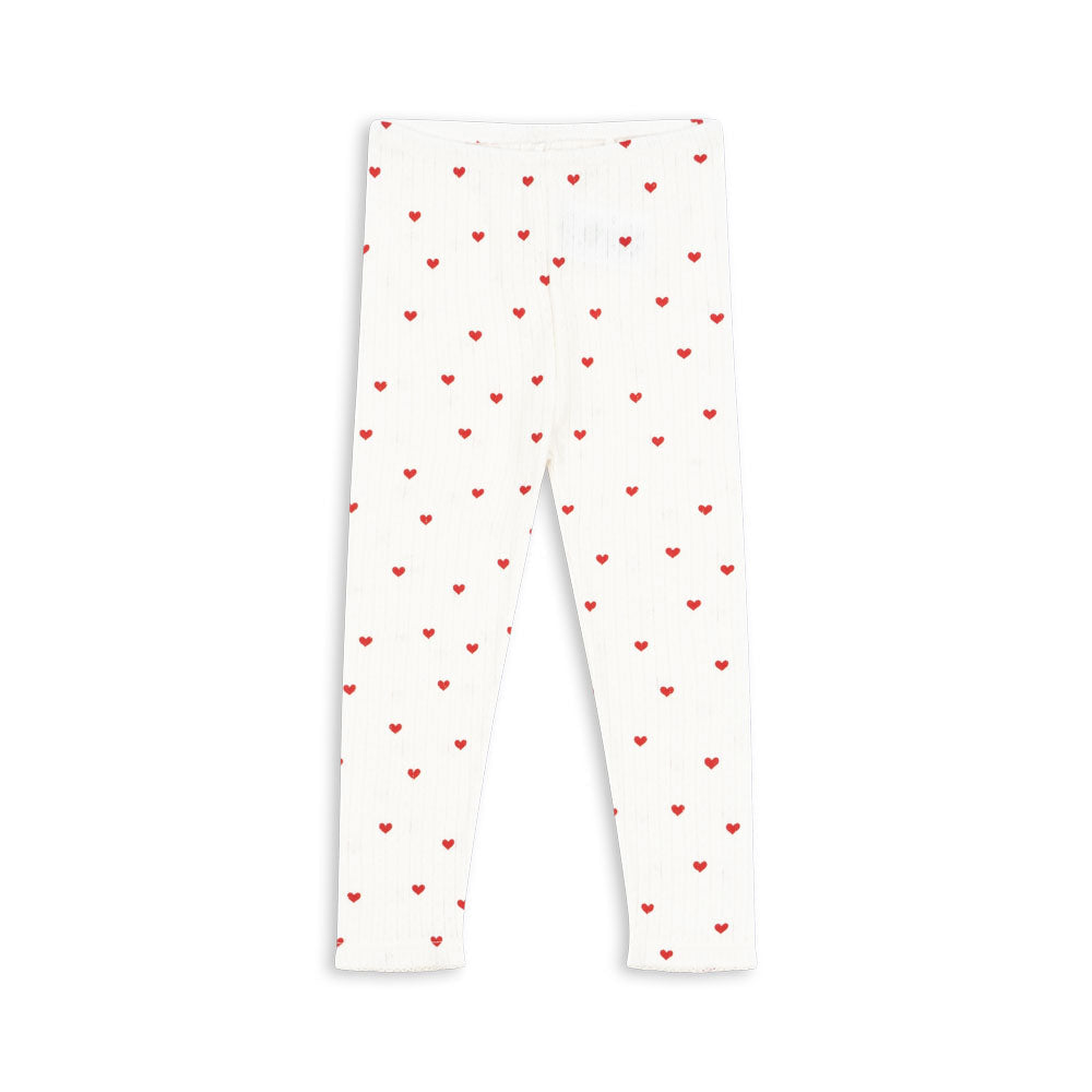 minnie pants gots - amour rouge