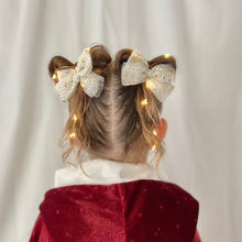 Load image into Gallery viewer, TULLE PIGTAIL SET // TINSEL SPARKLE