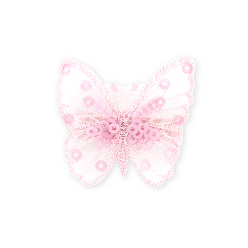 CLIP // SEQUIN BUTTERFLY - PINK
