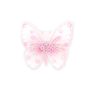 CLIP // SEQUIN BUTTERFLY - PINK