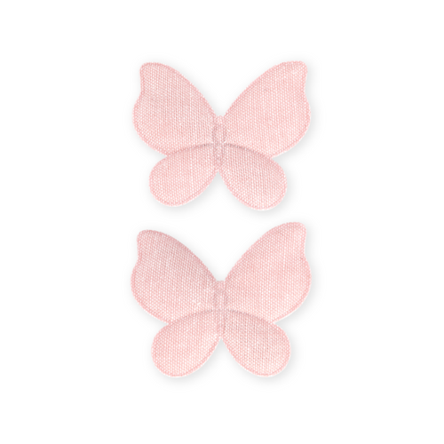 BUTTERFLY CLIP PIGTAIL // STRAWBERRY CREAM