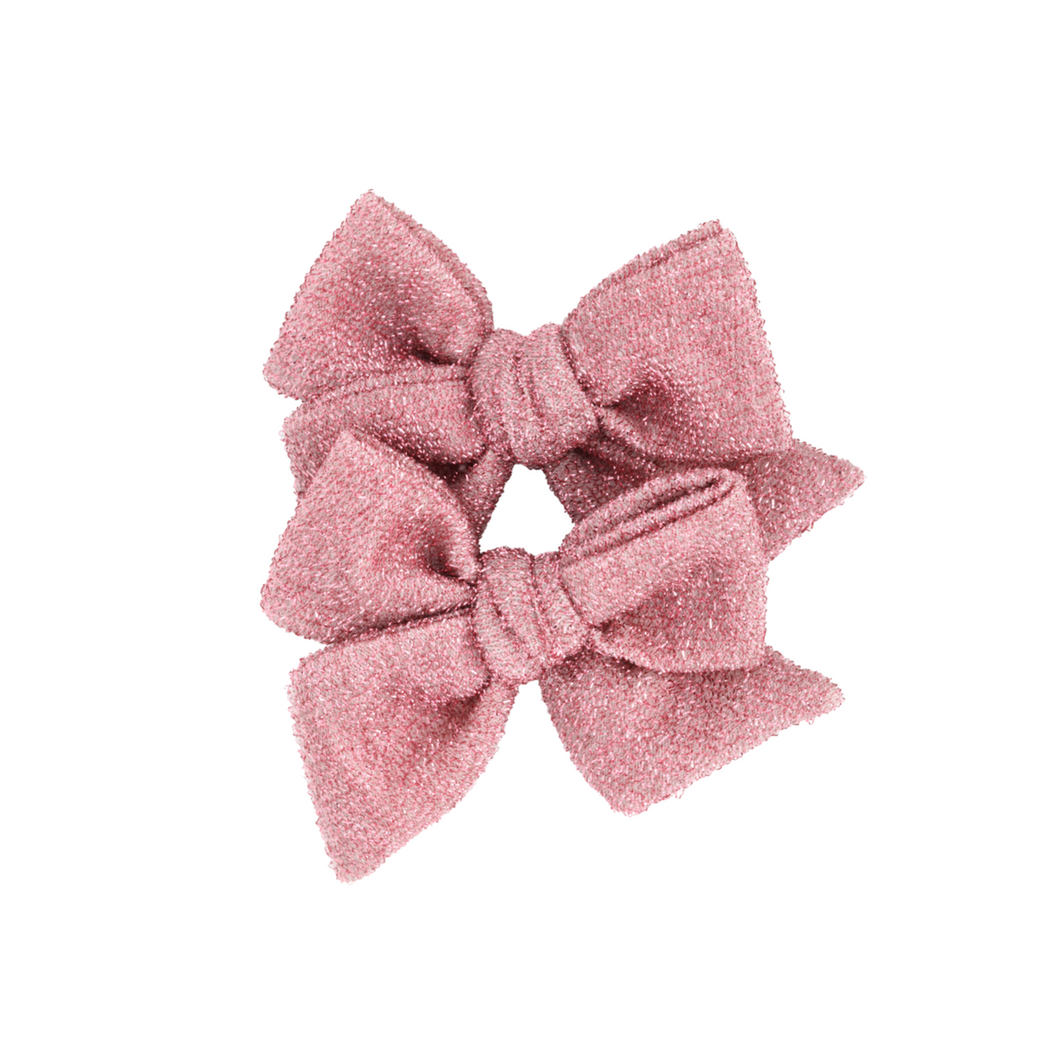 PINWHEEL PIGTAIL SET // TINSEL PINK