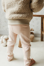 Load image into Gallery viewer, Organic Cotton Fine Rib Legging - Rose Dust