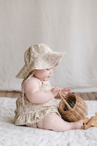 Organic Cotton Hat - Lottie Floral