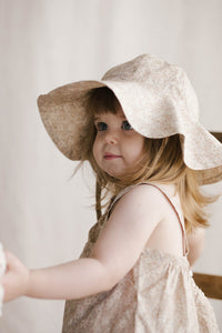 Organic Cotton Noelle Hat - Chloe Floral