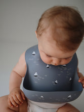 Load image into Gallery viewer, Silicone Baby Bib (Boats)