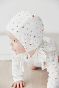 Organic Cotton Jilly Bonnet - Petit Papillon