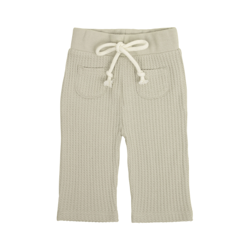 Organic Cotton Waffle Sam Pant - Agate