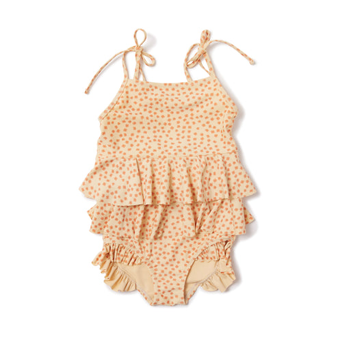 MANUCA FRILL SWIMSUIT - BUTTERCUP ORANGE