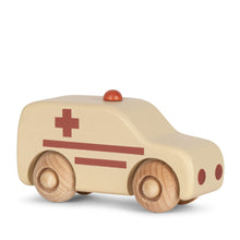 Load image into Gallery viewer, WOODEN AMBULANCE - NATURE