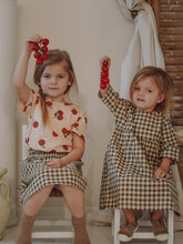Load image into Gallery viewer, Olive Gingham Tutti Skirt