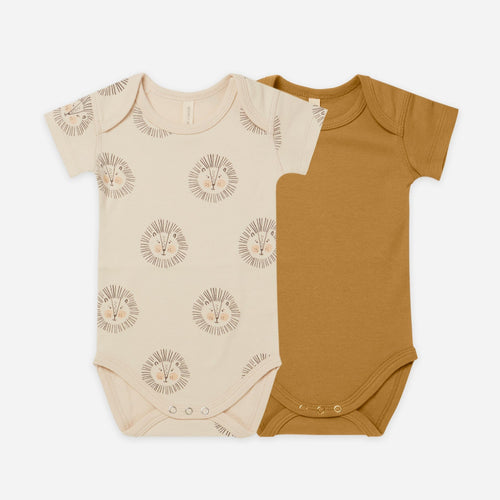 JERSEY BODYSUIT 2-PACK | LIONS, OCRE