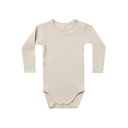 Ribbed Bodysuit | Ash Stripe