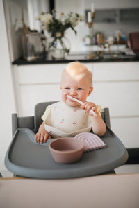 Silicone Feeding Spoons (Blush/Shifting Sand) 2-Pack